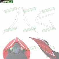 NEW For Ducati Panigale V4 V4R V2 V4 tail hump fairing sticker rear seat reflective waterproof decal custom color sticker