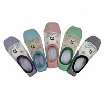 [Arnold Palmer] Non-slip Women's Silicone Footie Socks 5 Pairs SL024 5 pairs (color mix)