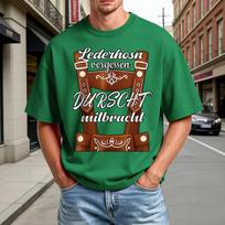 Men's Summer Round Neck Short Sleeve Shirt Oktoberfest Beer Festival Print Casual Comfortable Fit Lightweight Breathable Fabric Tee L