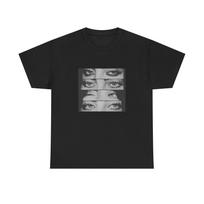 Singer Billie Eilish Eye Collage Graphic T-Shirt 100_cotton unisex's Summer unisex's Hip Hop Short Sleeve Tshirt Unisex Fan Gifts... S įvairiaspalvis