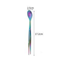 Kitchen Stainless Steel Silverware Set Forks Spoons Knives Mirror Polished Utensils for Hotels Restaurants Home Dining Multicolor