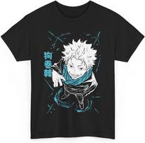 Jujutsu Toge Anime T-Shirt Unisex Kaisen Inumaki Anime Japanese Cotton S įvairiaspalvis