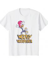 Kids Woody Woodpecker Falling Roller Skating T-Shirt T-Shirt S įvairiaspalvis