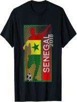 2018 Football Cup T-Shirt Senegal S įvairiaspalvis