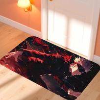 Jujutsu Kaisen Doormat Gojo Satoru Foot Mat Room Mats Bedroom Rug Home and Decoration Motorcycle Carpet for Kitchen Non-slip Pad 40cmx60cm