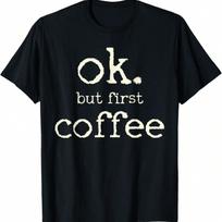 Coffee Barista Espresso Latte Cappuccino Periodic Table T-Shirt S įvairiaspalvis