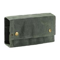 Durable Canvas Spice Bottle Bag 9 Pockets Portable Seasoning Jar Holder Foldable Spice Bottle Storage Bag Picnic žalia