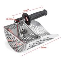 New Large Stainless Steel Sand Scoop Metal Detector Shovel Beach Water Hunting