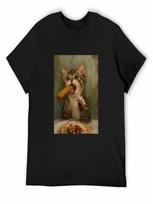 Churro Cat T-Shirt Luxury Designer Baggy Shirts Essential T Shirt unisexs Plain T Shirts S įvairiaspalvis
