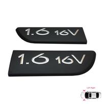 BSP565 2 vnt. Juodas 1.6 16V Ženklelis Emblema Kairė Dešinė Renault Megane MK2 Scenic MK2 8200209130