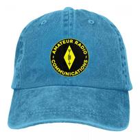 Amateur Radio Communications Operaotr Accessories Unisex Women Baseball Cap Distressed Cotton Caps Hat Vintage One Size