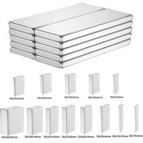 1/5 vnt 30/50 mm ilgio magnetas Galingas magnetinis mažas stačiakampis retųjų žemių magnetai Itin galingas stiprus nuolatinis magnetas 30x5x3mm 5pcs