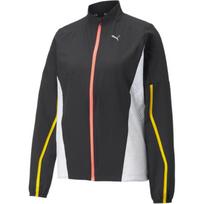 Puma Retro Sports Stand Collar Jacket Striped Breathable Zip Jacket Women Jackets Black 522223-51 XS