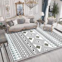 Retro Ethnic Style Large Rugs for Living Room Decoration Home Light Luxury Coffee Tables Mat Soft Easy Cleaning Bedroom Carpet 60x90cm door mat