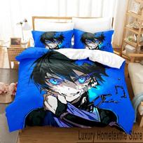 3D Spausdintas Anime Blue Lock Patalynės Komplektas Berniukams Mergaitėms Dvigulė Karalienės Karaliaus Dydžio Antklodės Užvalkalas Pagalvės Užvalkalas Lovos Berniukams Suaugusiems Namų Tekstilėextile 70x133cm 2pcs