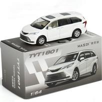 1/64 Toyota Sienna MPV Alloy Car Diecasts & Toy Vehicles Car Model Miniature Scale Model Car for Children balta