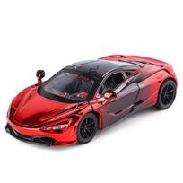 Simuliacija 1/32 McLaren 720S Super Sport Automobilio Modelis Lydinio Diecast Žaislinė Transporto Priemonė Vaikams Berniukui Gimtadienio Dovana Garsas Šviesa Namų Dekoras Miniatiūra raudona