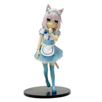 2 vnt. 18 cm kawaii anime figūrėlė mergaitė šokoladinė Graži veiksmo figūrėlė tarnaitė vanilinė figūrėlių modelių kolekcija gray