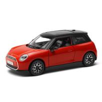 1/28 BMW Mini Cooper Alloy Car Model Diecast Metal New Energy Vehicles Car Model Simulation Sound and Light Collection Kids Toy Gift raudona