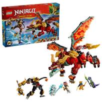 Konstruktorius LEGO® Ninjago Wyldfyre transformuojamas drakonas-robotas 71868, 821 vnt.