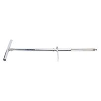 Soil Probe, Stainless Steel Soil Sample Probe, Soil Sampler with Foot Pedal and 2 Sample Bags, Soil Probe Rod for Sampling, Plant Care, Garden, Farm,