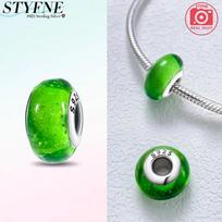 Climbing Frog Lotus Leaf Bead Charms copper Charm Green Enamel Craft Cute Animal Compatible With Womens Authentic Bracelets Jewellery