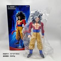 32CM Anime Dragon Ball GT Son Goku Super Saiyan 4 Standing Model Toy Gift Collection Action Figure PVC Extra Large Figure With box