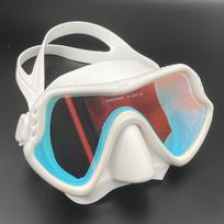 Mirror Color Lens Diving Mask Professional Diving Masks Snorkeling Set Anti-Fog Goggles Glasses Swimming Fishing Trips Pool Equipment balta