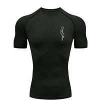Dart Pattern  Men's Sports T-shirt Training Fitness Compression Workout T-Shirt Gym T-shirts Men's Stretch T-shirt S