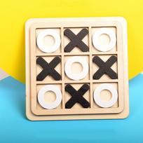 Montessori Chess Play Wooden Jigsaw Toy Game Interaction Puzzles Training Brain Learing Early Educational Toys for Children Kids juoda
