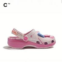 Crocs Classic Love Ruby Kids Shoes Unisex Sandals & Flip-Flops 24-25(C8) rožinė