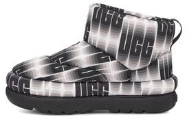 UGG Classic Maxi Wavelength Mini Boot 'Black And White' Women's 1132915-BWHT 36
