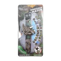 Educational Toy Students Clock Cartoon Kids Watch Dinosaur Projection Watch Digital WristWatch B