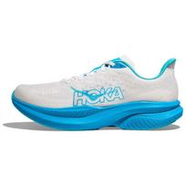 Hoka One One Mach 6 Men's Low-top Running Shoes Comfortable Versatile Slip Resistant White Blue 1147790-WKY 41