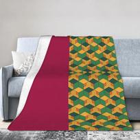 Kimetsu No Yaiba pledai Flanelė Agatsuma Zenitsu Anime minkštas plonas pledas lovai Lovos kilimėlis 75cmx90cm