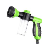 High Pressure Car Wash Water Gun 14x21CM Multi Function Foam Sprayer Adjustable Nozzle for Home and Vehicle Cleaning with Soap Dispenser žalia