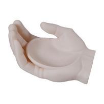 Palm Shaped Jewelry Storage Tray Plastic Minimalist Palm Ornament Decorative 3D Printing Keys Holder Desktop Display abrikosas