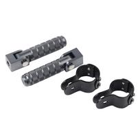 For Triumph Tiger 800 850 900 1050 1200 Tiger800 Trident 660 Accessories Highway Footrest Foot Pegs Pedals Folding Footpeg Clamp pilka