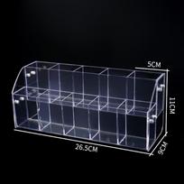 Acrylic Mark Pen Holder 2/3/4/5 Layer Makeup Brush Holder Pencil Organizer  Office/School 2 Layer