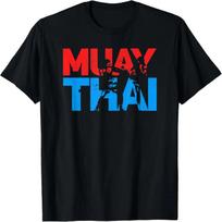 Muay Thai Fighter Retro Kickboxing Training Gift T-Shirt S įvairiaspalvis