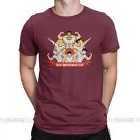 Men S T Shirt Mob Psycho 100 Body Improvement Club Humor 100 Cotton Tees Short Sleeve 4XL
