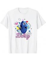 Pixar  Cute Lovely Dory Big Chest Poster T-Shirt S įvairiaspalvis