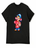 Happy Fievel - An American Tail T-Shirt Personalized T-Shirt Rapper Graphic Tees Oversizeds Anime Clothes Luxury Clothes unisex S įvairiaspalvis