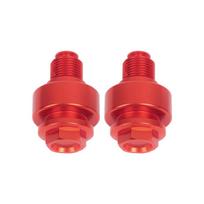 For Honda CRF1000L CRF1100L Africa Twin ADV Sport XADV 750 Motorcycle Handlebar Grips Ends Cap Plug Slider Counterweight Cover raudona