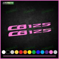 For Honda CB125 CB 125 motorcycle decal fairing windshield decoration helmet fuel tank engine logo reflective waterproof sticker 2pcs x 12cm