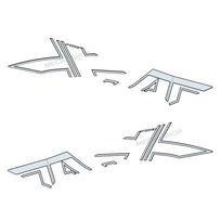 For XADV 750 X ADV 750 2025 2026 Fairing Sticker Body Decoration Decals Anti-Scratch PVC Glossy Silver Sticker