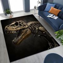 Ancient Creatures Dinosaur Ammonite Fossil Art Rug for Bedroom Living Room Sofa Home Doormat Decor,Large Kids Non-slip Floor Mat 40x60cm( 15x23in )