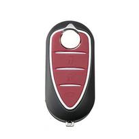Automobilio nuotolinio valdymo pultelio dangtelis Laikiklis Raktų korpusas 3 mygtukai Tinka Alfa Romeo Mito / Giulietta 159 GTA Automobilio aksesuarai 01 brown