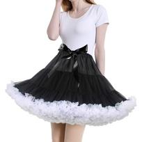 Moteriški apatiniai apatiniai sijonai Swing Princess Sijonas Hippy Cosplay Mielas Naujas One Size juoda