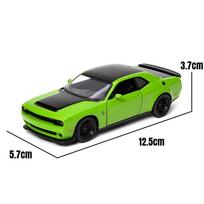 1/40 Dodge Challenger SRT Demon 170 Alloy Diecast Metal Scale Model Car Miniature Car Model Static Collection Kid Toy Car Vehicles žalia